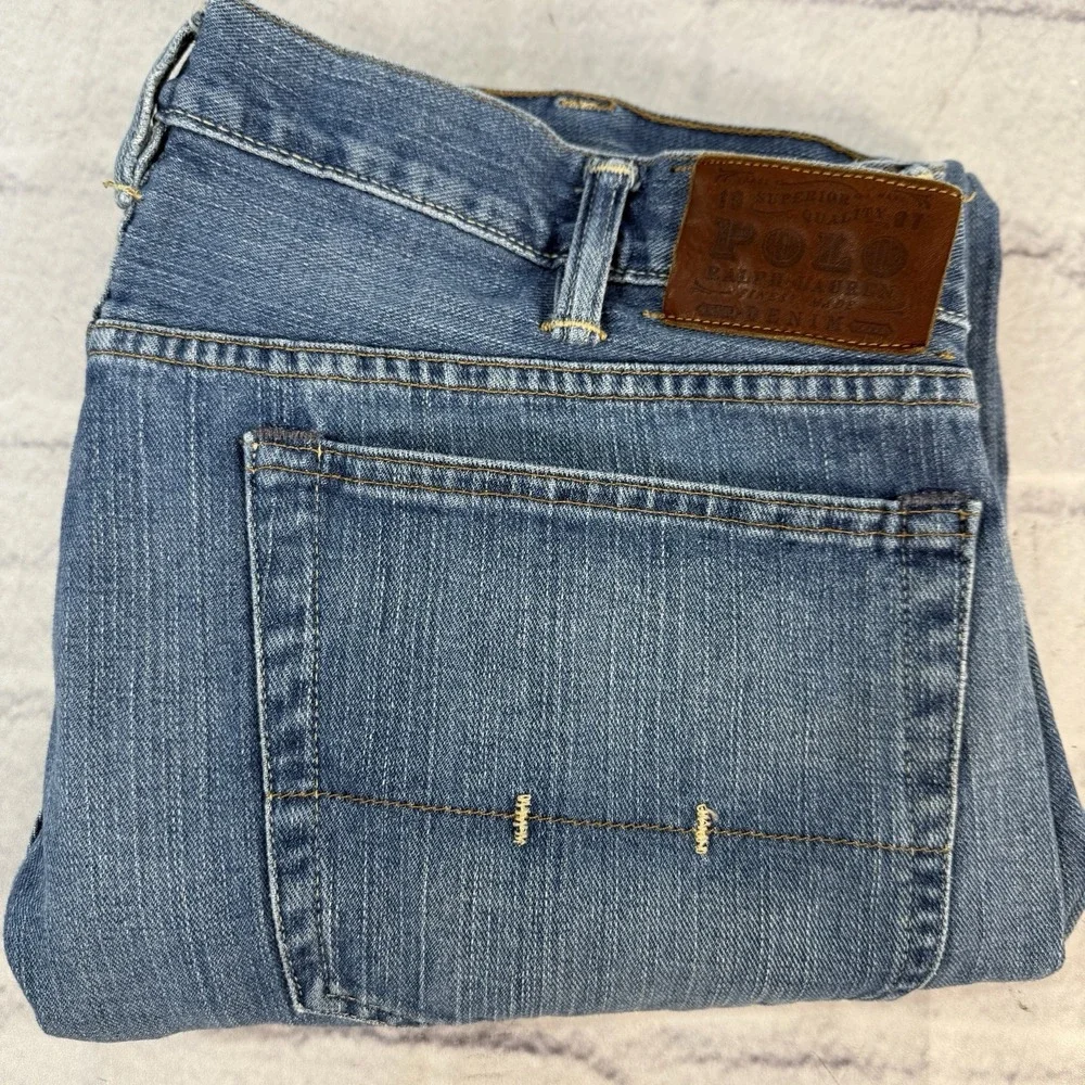 Polo‎ Ralph Lauren 867 Classic Fit Jeans Mens 40x30 Medium Wash Y2K 2012 EUC